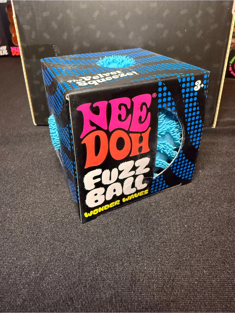 NeeDoh Fuzz Ball Wonder Waves - Blue